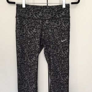 Nike Dri Fit leopard print tights/leggings